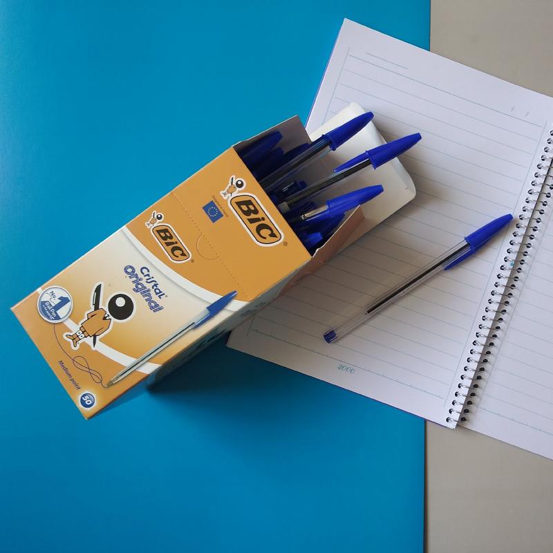 خودکار بیک کرسیتال
اورجینال  رنگ آبی

نوشت افزار مداد