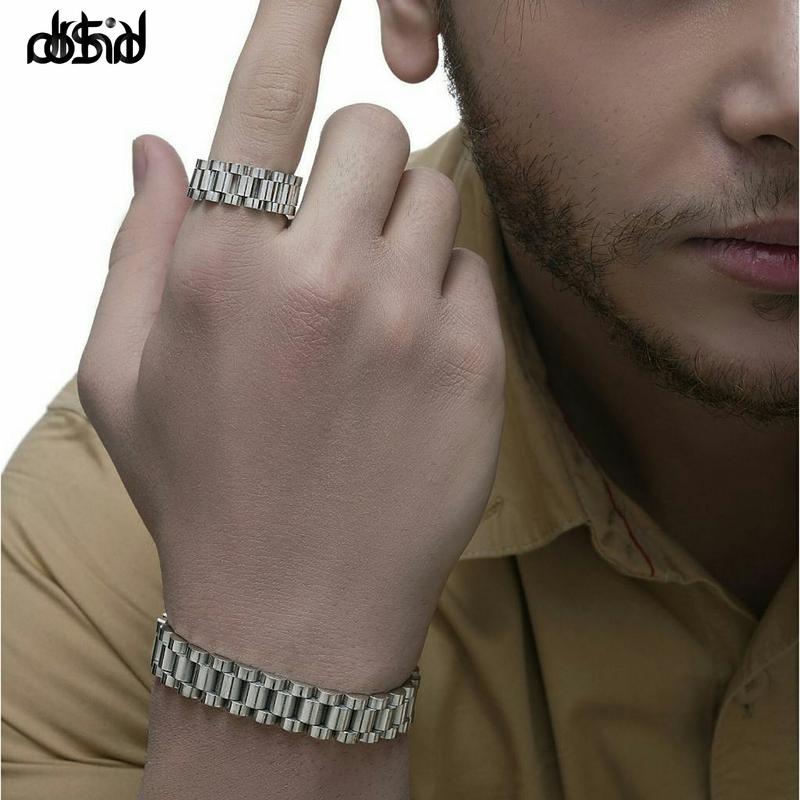 دستبند و انگشتر رولکس مردانه استیل و رنگ ثابت در 4 رنگ مختلف