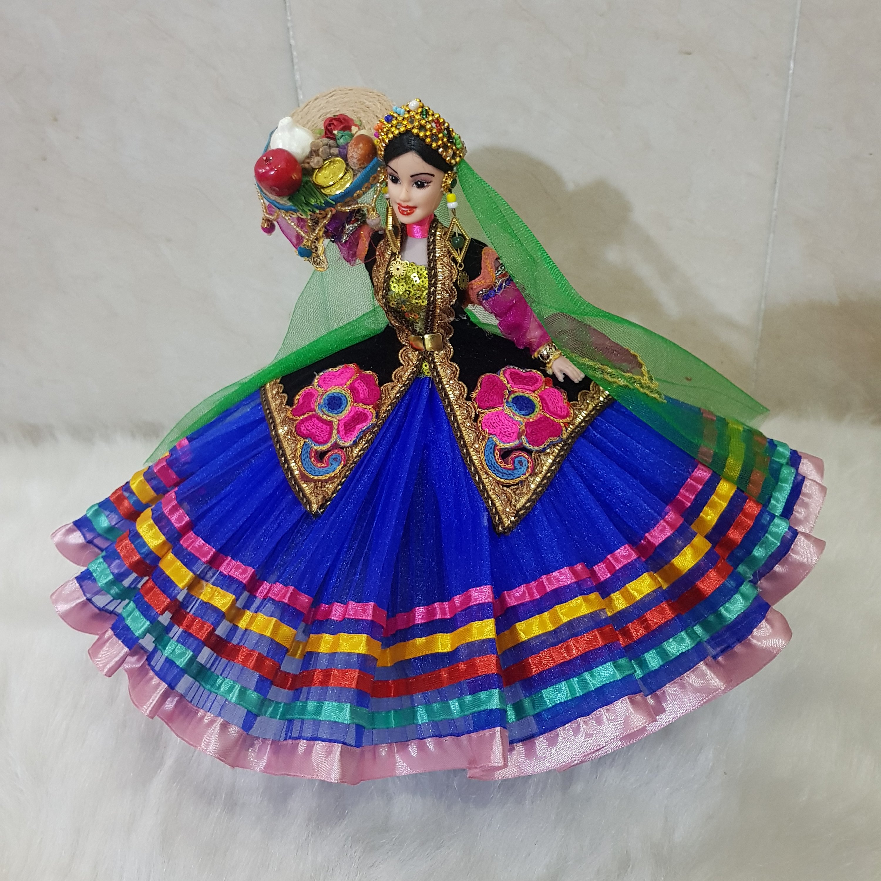 عروسک سنتی گیلکی سایز 30 سانت ،رنگبندی موجود است