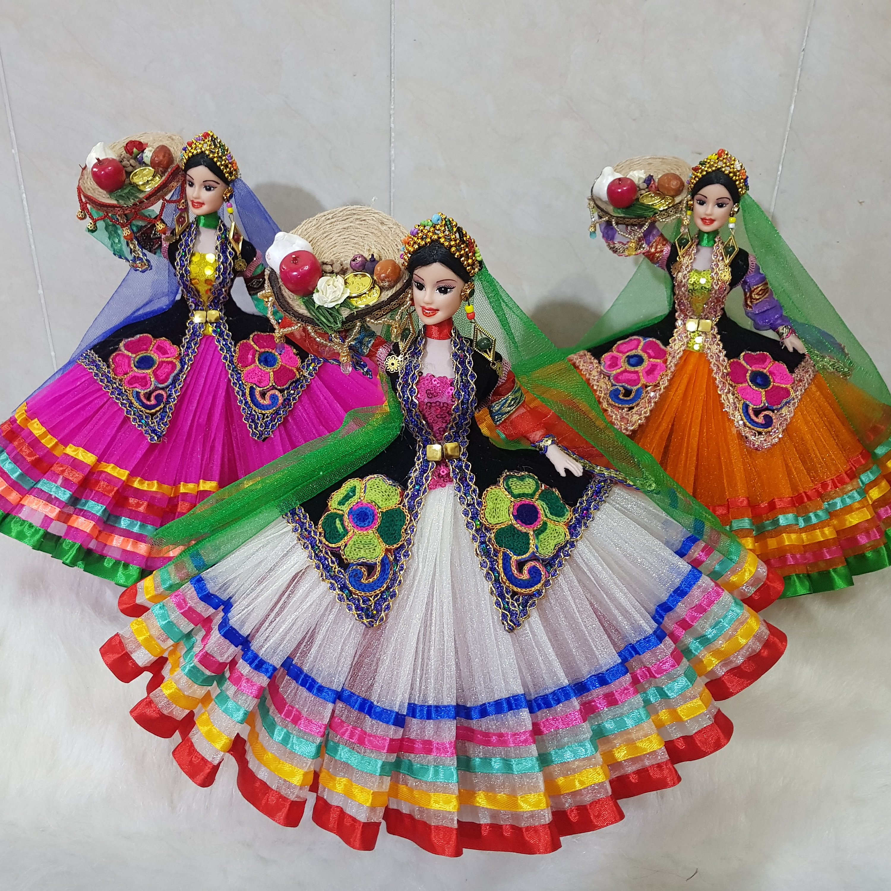 عروسک سنتی گیلکی سایز 30 سانت ،رنگبندی موجود است