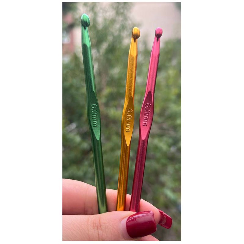 قلاب بافتنی آهنی شماره 6