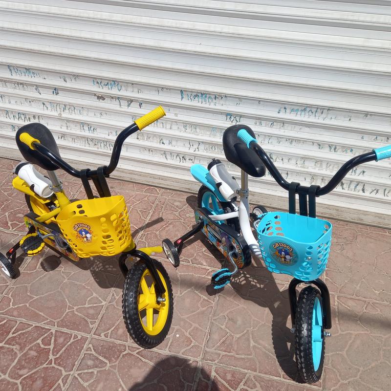 دوچرخه کودک سونیک پلاس سایز 12 بدنه فلزی مناسب برای کودکان 2 تا 7 سال 