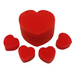ابزار شعبده بازی جذابه تبدیل چهار قلب کوچک به یک قلب بزرگ 