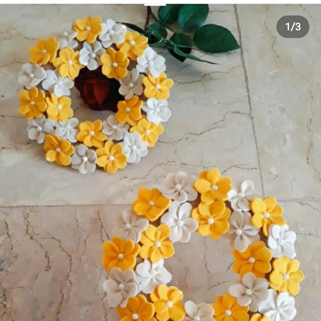 حلقه درب گل نمدی