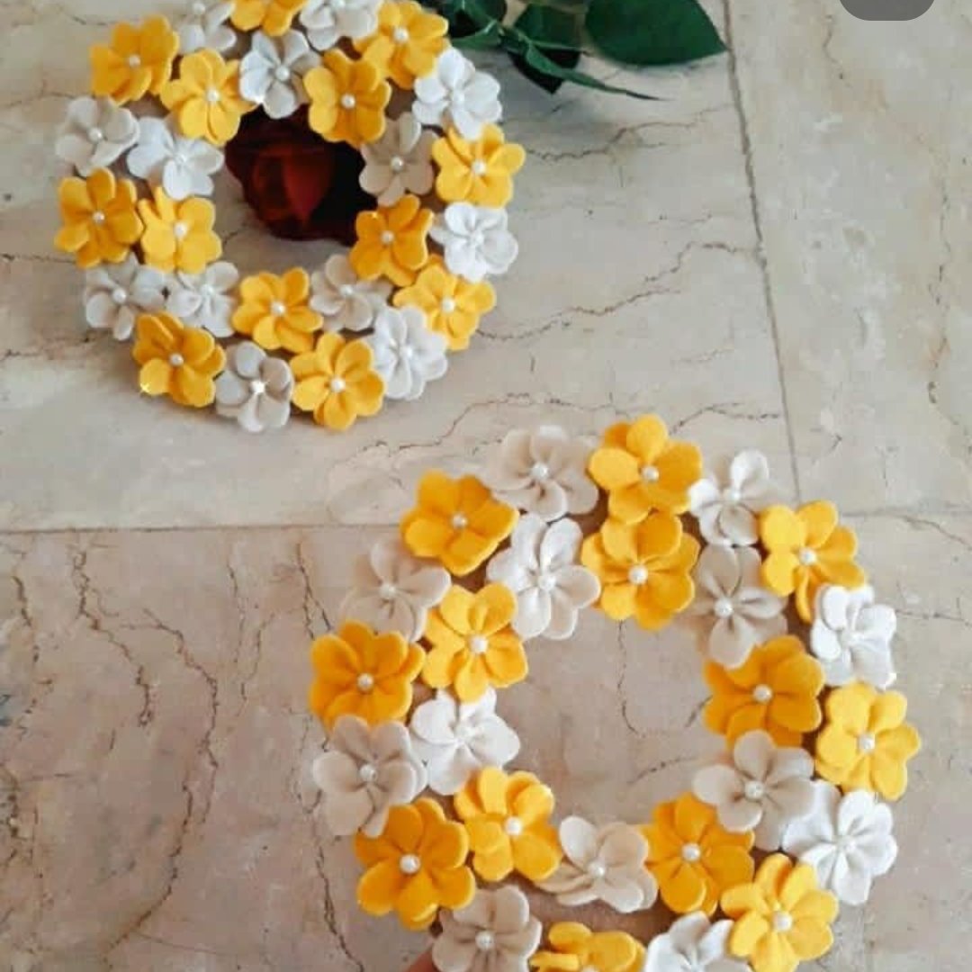 حلقه درب گل نمدی