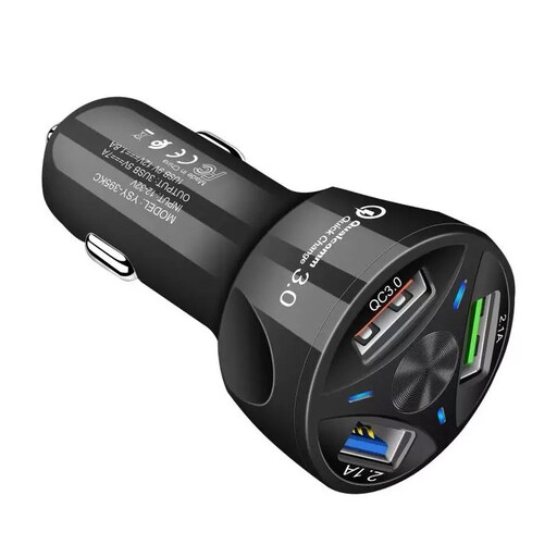 شارژر فندکی GFUZ مدل CR-66 ویژگی FAST CHARGE QC3.0