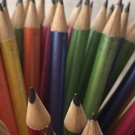 مداد مشکی استدلر  طرح رنگی