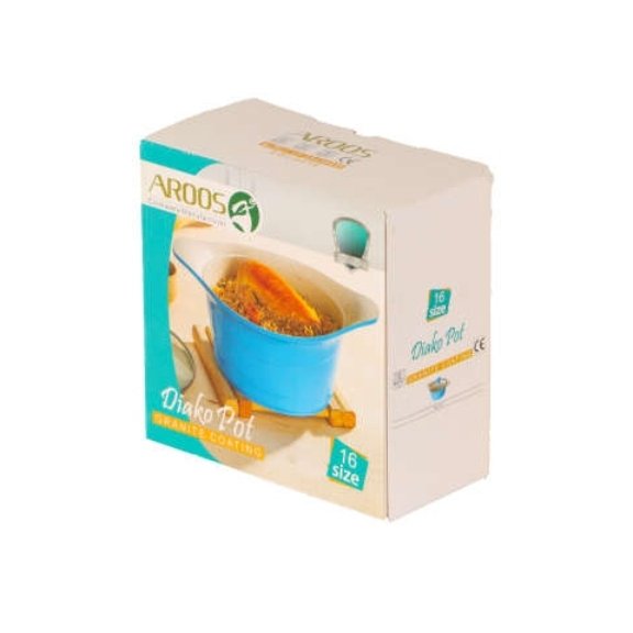 قابلمه گرانیتی محصول عروس تفلون مدل دیاکو DDi0216سایز 16