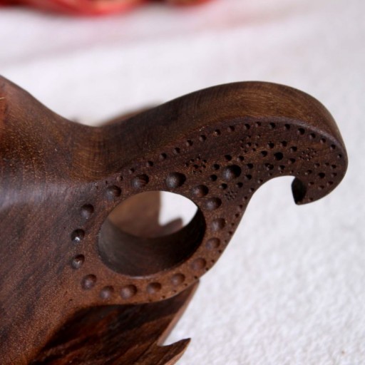 کوکسا دستساز چوبی طرح بته جقه.ماگ چوبی . لیوان چوبی.ماگ