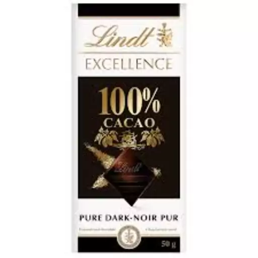 شکلات تلخ 100 درصد اکسلنس لینت  lindt