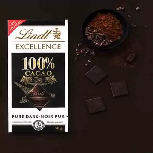 شکلات تلخ 100 درصد اکسلنس لینت  lindt