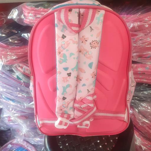 کیف مدرسه با طرح دخترک زیبا عکس ورنی