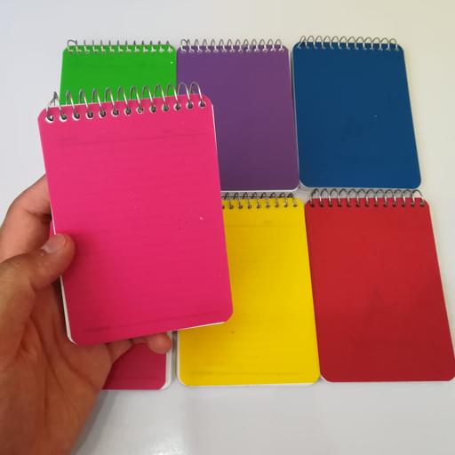 دفترچه یادداشت سیمی ساده (سایز 1.16) کیفیت عالی 