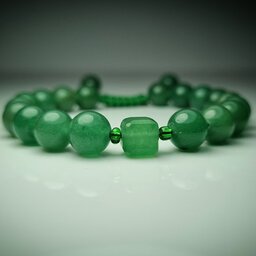 دستبند سنگ اونتورین سبز اصل و طبیعی