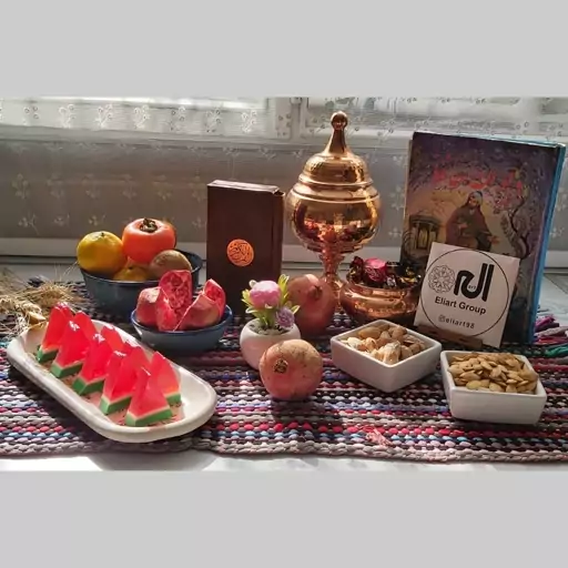 صابون دستساز هندوانه معطر/صابون شب یلدا/صابون فانتزی/صابون تزیینی/هدیه شب یلدا/صابون معطر هندوانه/صابون/صابون گلیسیرینه