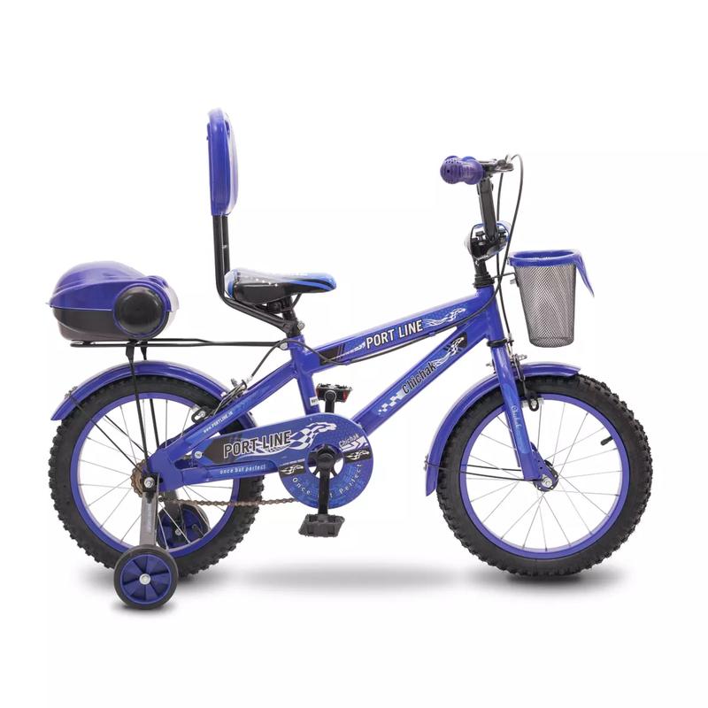 دوچرخه پورت لاین مدل چیچک سایز 16 آبی