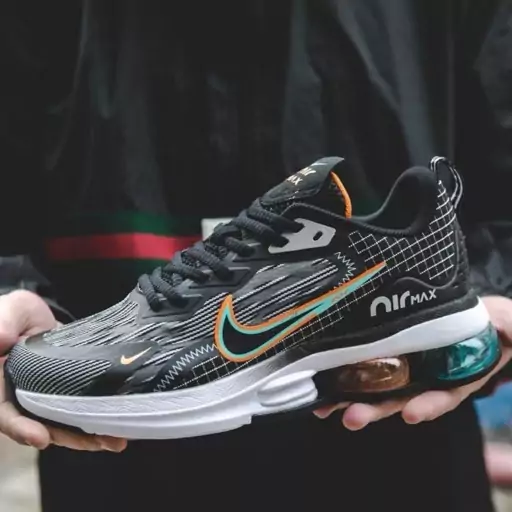 نایک ایر مکس مردانه  nike air maxs رنگ ترکیبی فیروزه ای