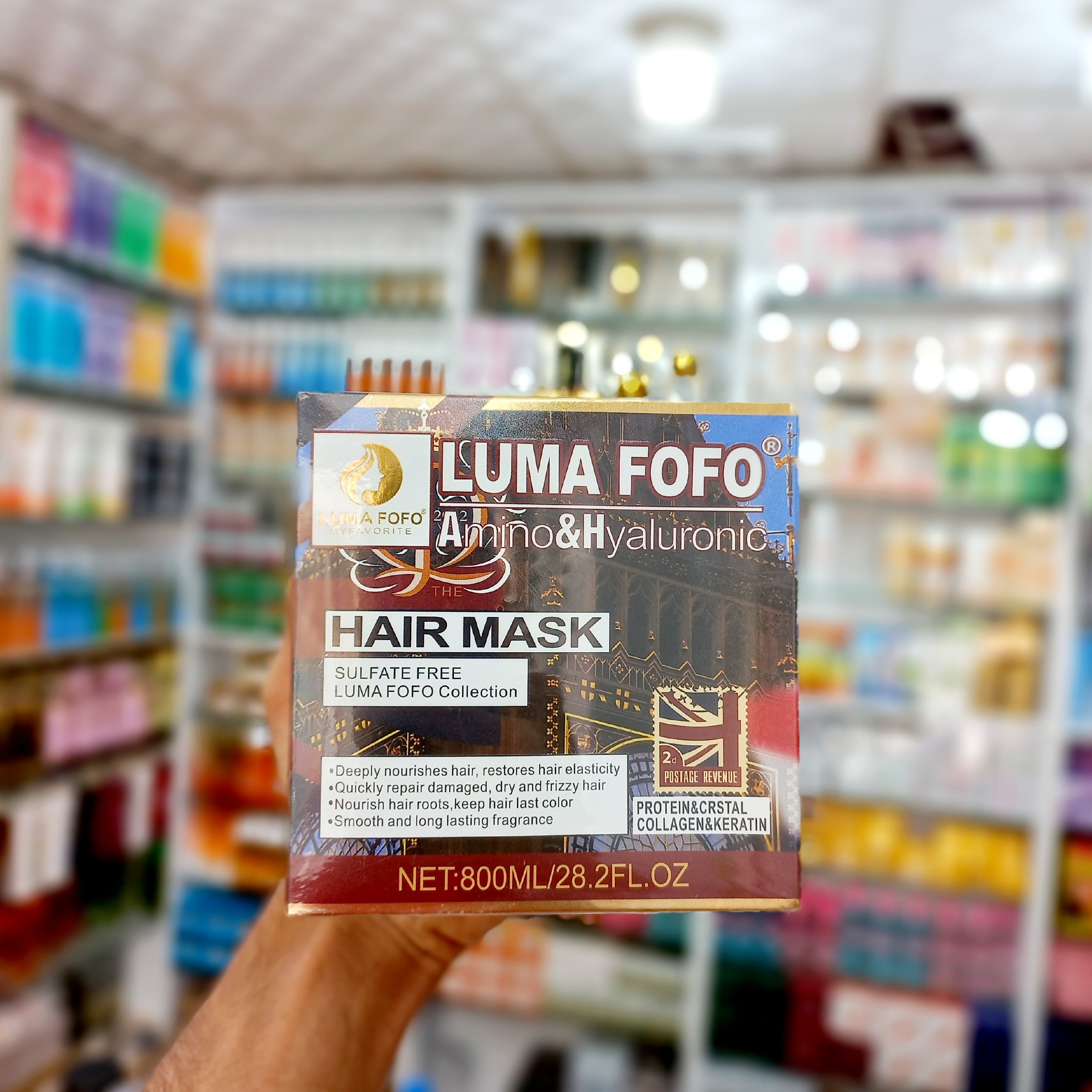 ماسک مو فاقد سولفات لوما فوفو LUMA FOFO  حجم 800  میلی لیتر