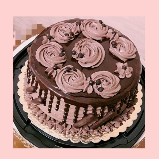 کیک خامه ای شکلاتی(10)