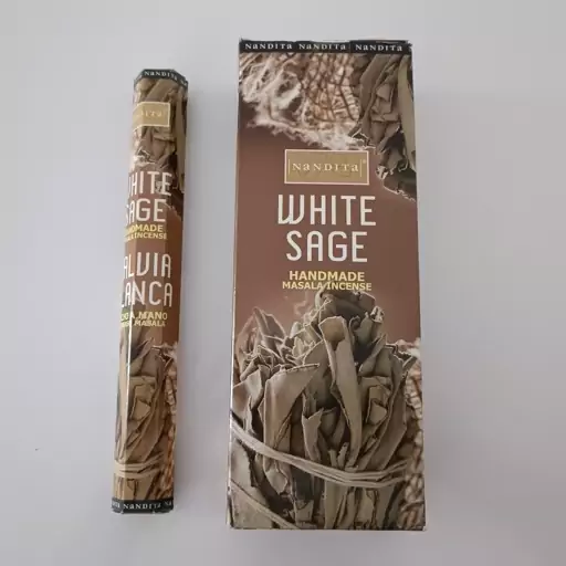 عود خوشبوکننده ناندیتا مدل مریم گلی WHITE SAGE