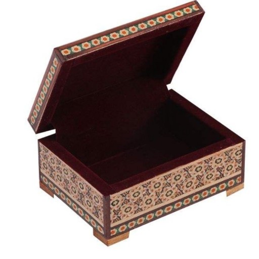 جعبه جواهری خاتم کاری اصفهان 