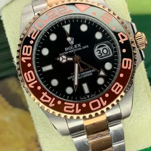 ساعت مچی رولکس مردانه مدل جی ام تی مستر  بدنه استیل .  ROLEX GMT MASTER 