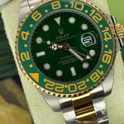 ساعت مچی رولکس مردانه مدل جی ام تی مستر  شیشه معدنی ضدخش ROLEX GMT MASTER 