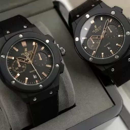 ساعت مچی ست مردانه و زنانه هابلوت طرح 3 موتوره. Hublot 