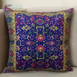 کاور کوسن مخمل 40x40 طرح گلگون  آرت مان