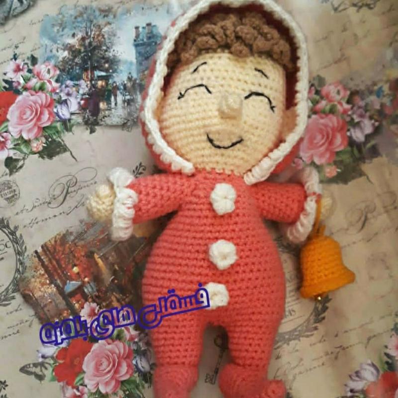 عروسک دکوری بافتنی گامبا (دستبافت)