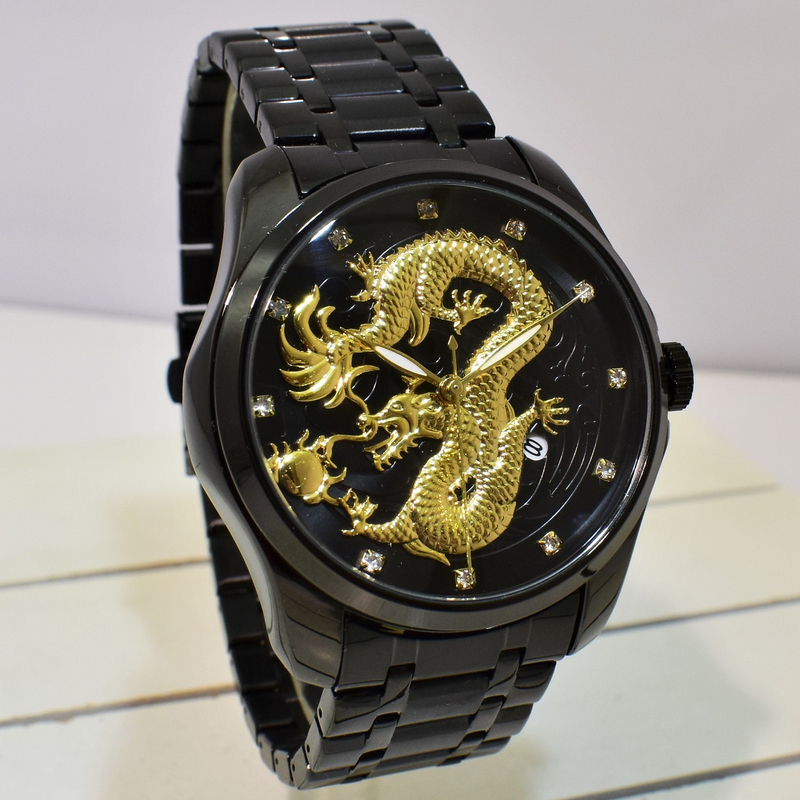 ساعت اسکمی طرح اژدها موتورژاپن مشکی شیشه بسیار شفاف SKMEI WATCH E9193