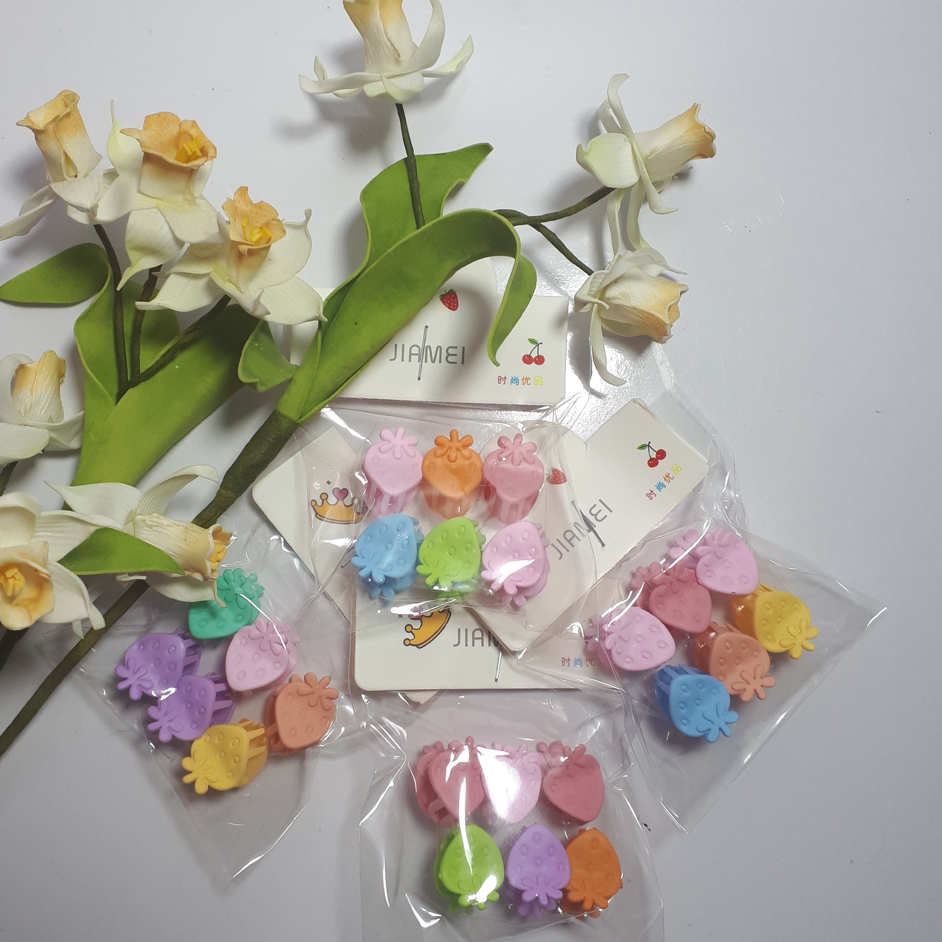 کلیپس موی کودک یک سانتی بسته ی 6 عددی