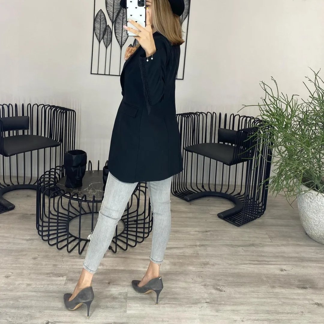 مانتومدل کتی مزونی زنجیری رنگ مشکی جنس مازراتی(فری36الی40)