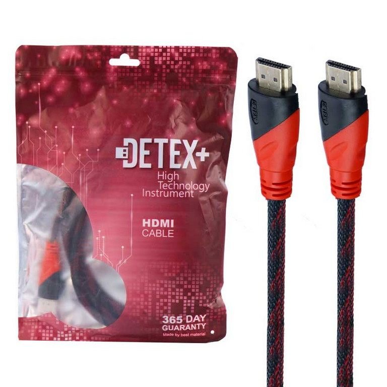 کابل صوتی تصویری HDMI دتکس پلاس مدل HIGH PRO به طول 3 متر