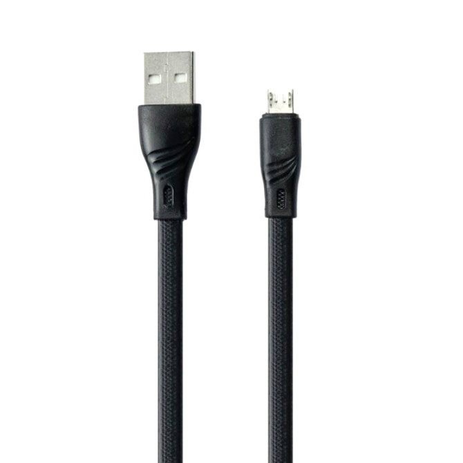 کابل تبدیل USB به microUSB کن شین دا مدل LOX1 به طول 1 متر با قابلیت انتقال دیتا و اطلاعات