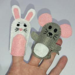 عروسک انگشتی موش و خرگوش