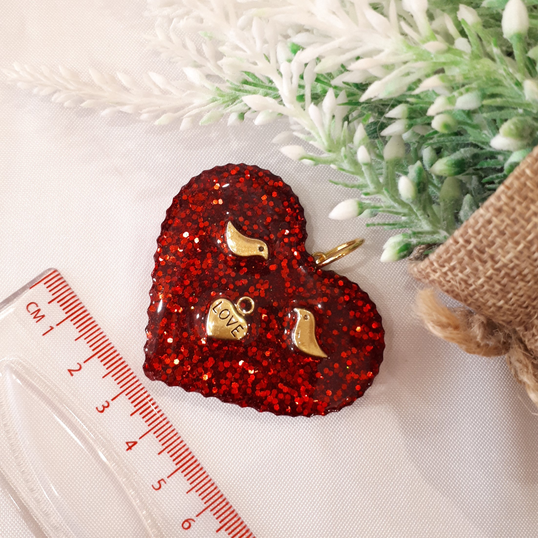 گیف عقد وعروسی ویادبود رزینی دستساز خانگی 