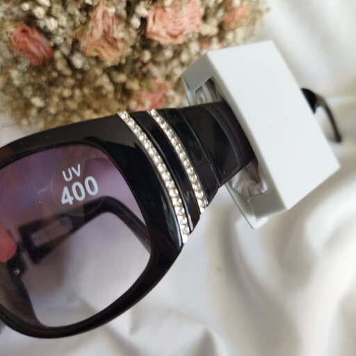 عینک آفتابی زنانه شناسنامه دار یو وی چهارصد اورجینال یو وی 400 عینک دودی 