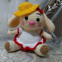 عروسک بافتنی خرگوش نماد سال جدید