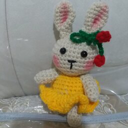 عروسک خرگوش بافتنی نماد سال جدید