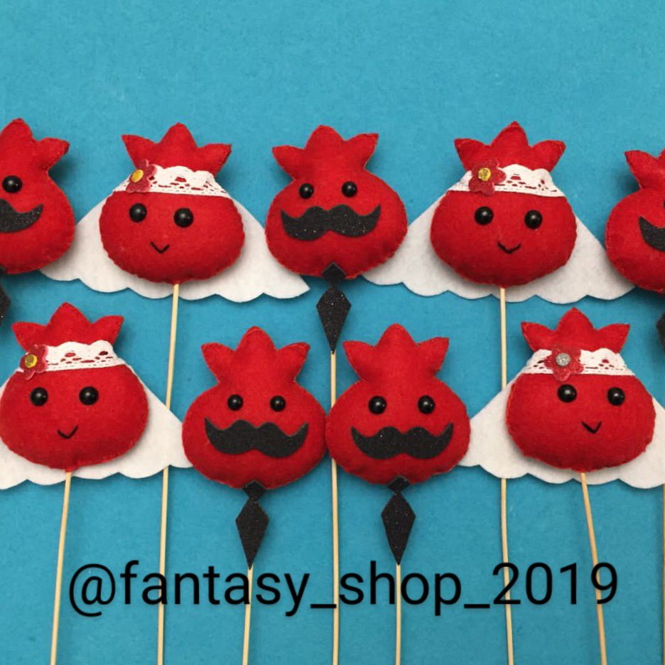 انار عروس و داماد عروسکهای یلدایی تو پر و زیبا