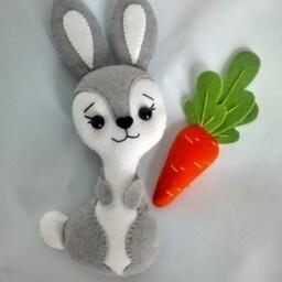 عروسک خرگوش نمدی