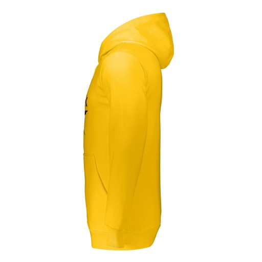 هودی کلاهدار مردانه ریبوک مدل  HO-MA-KO-ZA رنگ زرد- جنس دورس پنبه داخل کرک دار