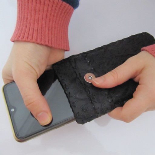 کیف موبایل مردانه و زنانه چرم  دست دوز