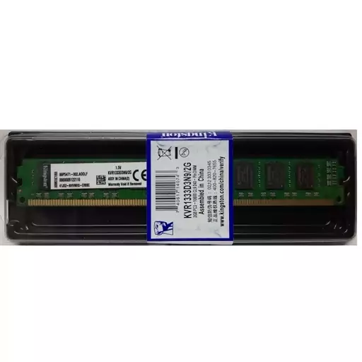 رم کامپیوتر ظرفیت چهار گیگابایت کینگستون مدل RAM 4GB DDR3-1600 KINGSTON