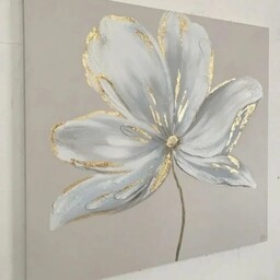 تابلو نقاشی رنگ روغن مدرن مدل گل