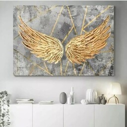 تابلو  نقاشی مدرن مدل بال فرشته 