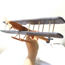 ماکت هواپیمای چوبی بریستول سایز بزرگ