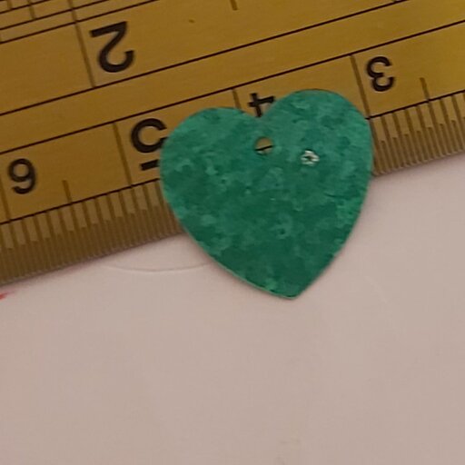 پولک قلبی رنگارنگ بسته 5گرمی( 60الی 70عدد)