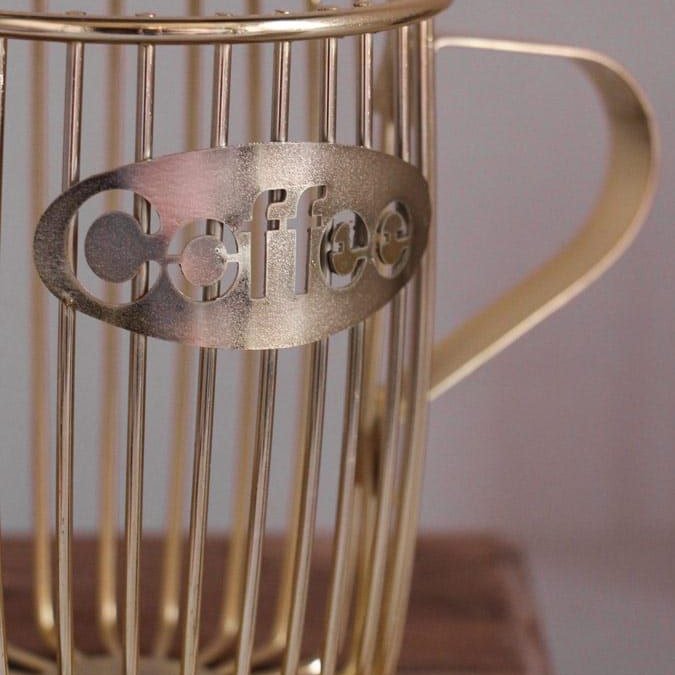 استند کافی طلایی